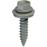 TEKS Wood Screw, #12, 1, Zinc Steel Hex Drive, 80 PK 21412